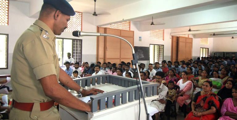 A police-supported awareness campaign